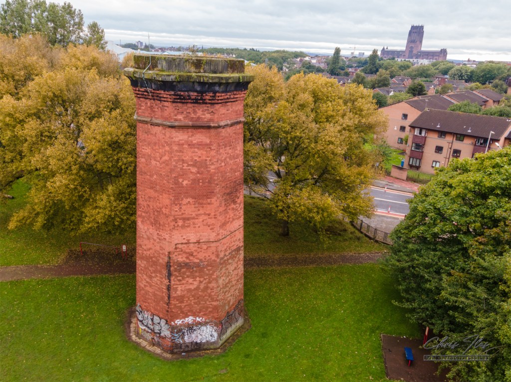 Wapping Tunnel Vent, from&nbsp;above