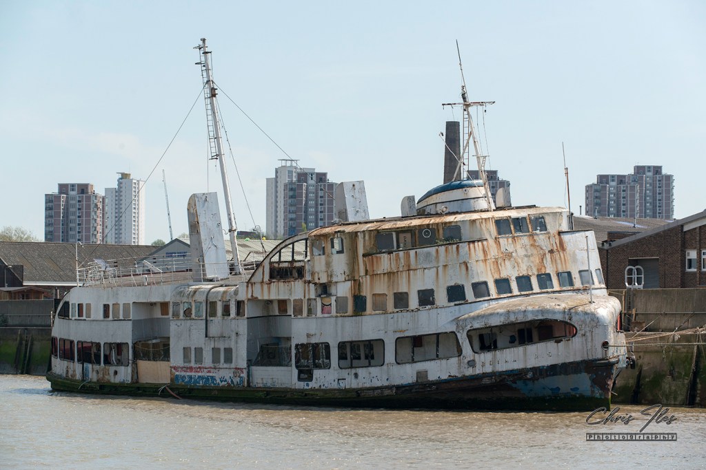 Liverpool’s “Royal Iris” on the&nbsp;Thames