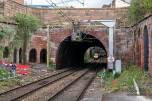 Portal of the original 2 track tunnel, from. Edge Hill to Lime Street