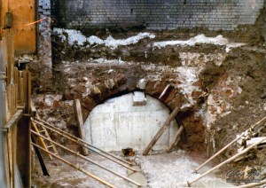 Culvert of the Ancient Garston River unearthed
