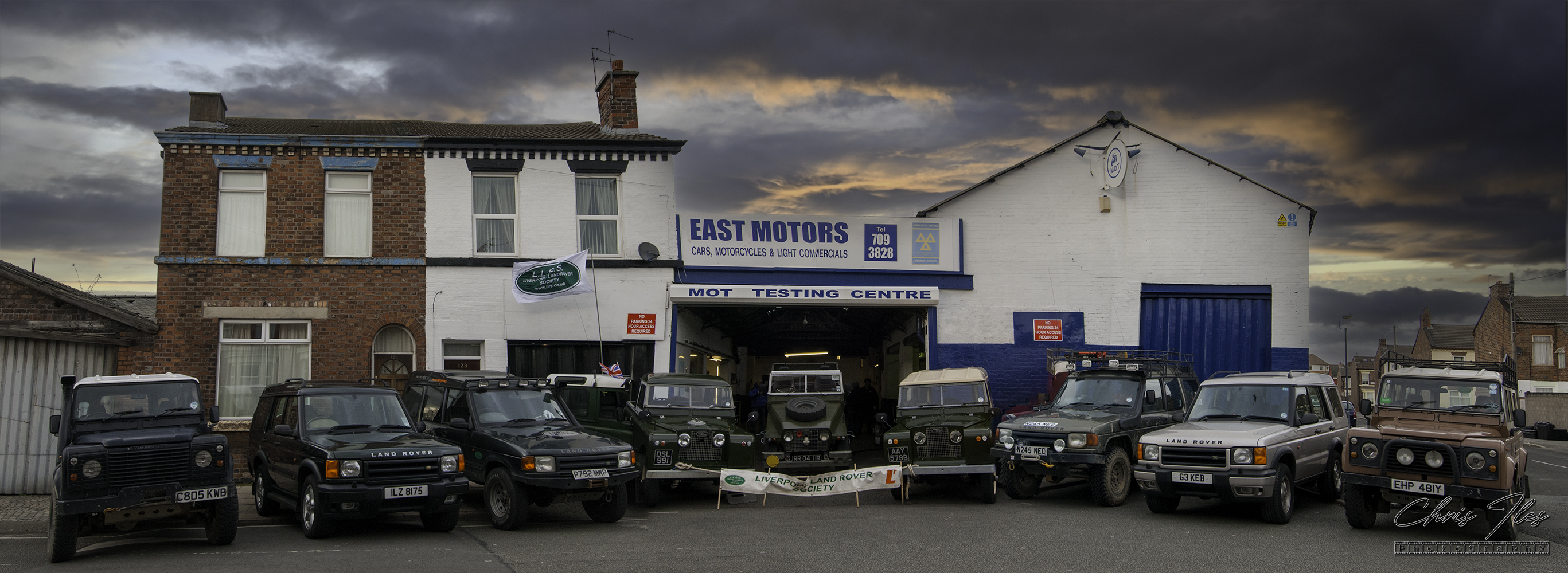 LLRS member's vehicles at East Motors