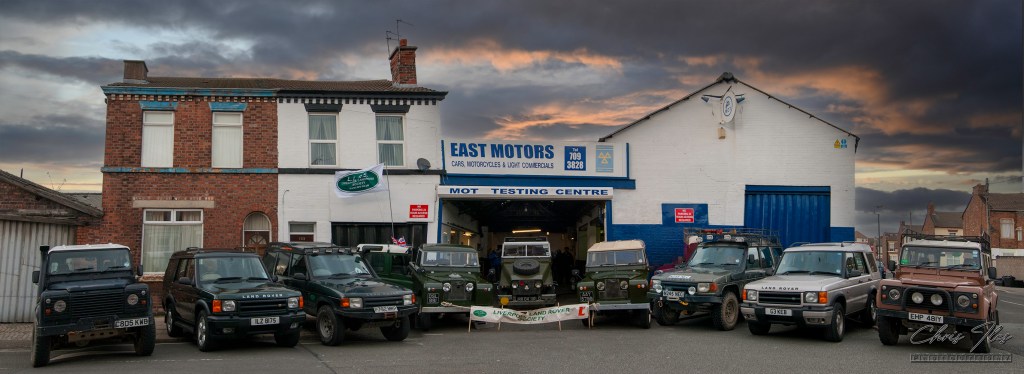 LLRS member's vehicles at East Motors